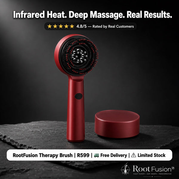 RootFusion Therapy Brush — Infrared Heat. Deep Massage. Real Results.